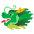 Dragon Face Emoji from Noto Emoji Set