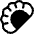 Dumpling High Contrast Emoji from Fluent Emoji High Contrast Set