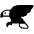 Eagle High Contrast Emoji from Fluent Emoji High Contrast Set