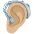 Ear With Hearing Aid Medium Light Skin Tone Emoji from Noto Emoji Set