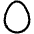 Download free Egg PNG, SVG vector icon from Iconoir Regular set.