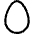 Download free Egg PNG, SVG vector icon from Bootstrap set.