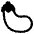 Eggplant High Contrast Emoji from Fluent Emoji High Contrast Set
