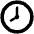 Eight Oclock High Contrast Emoji from Fluent Emoji High Contrast Set