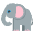 Elephant Emoji from EmojiTwo Colors Set