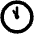 Eleven Oclock High Contrast Emoji from Fluent Emoji High Contrast Set