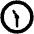 Eleven Thirty High Contrast Emoji from Fluent Emoji High Contrast Set