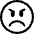 Download free Emoji Angry PNG, SVG vector icon from Bootstrap set.