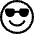 Download free Emoji Sunglasses PNG, SVG vector icon from Bootstrap set.