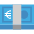 Euro Banknote Emoji from EmojiTwo Colors Set