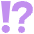 Exclamation Question Mark Emoji from EmojiTwo Colors Set