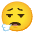 Face Exhaling Emoji from Noto Emoji Set