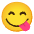 Face Savoring Food Emoji from Noto Emoji Set