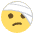 Face With Head Bandage Emoji from EmojiTwo Colors Set