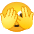 Face With Peeking Eye Emoji from Noto Emoji Set