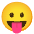Face With Tongue Emoji from Noto Emoji Set