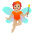 Fairy Medium Light Skin Tone Emoji from Noto Emoji Set