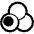 Falafel High Contrast Emoji from Fluent Emoji High Contrast Set