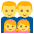 Family Manmangirlgirl Emoji from EmojiTwo Colors Set