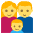 Family Manwomanboy Emoji from EmojiTwo Colors Set
