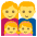 Family Manwomangirlgirl Emoji from EmojiTwo Colors Set