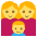 Family Womanwomanboy Emoji from EmojiTwo Colors Set
