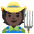 Farmer Dark Skin Tone Emoji from Noto Emoji Set