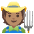 Farmer Medium Skin Tone Emoji from Noto Emoji Set