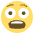 Fearful Face Emoji from EmojiTwo Colors Set