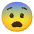 Fearful Face Emoji from Noto Emoji Set