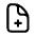File Plus Icon from Mynaui Line Set