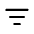 Filter Icon from Mynaui Line Set