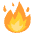 Fire Emoji from EmojiTwo Colors Set