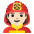 Firefighter Light Skin Tone Emoji from Noto Emoji Set