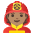 Firefighter Medium Skin Tone Emoji from Noto Emoji Set