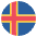 Flag Åland Islands Emoji from EmojiTwo Colors Set