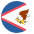 Flag American Samoa Emoji from EmojiTwo Colors Set