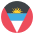 Flag Antigua & Barbuda Emoji from EmojiTwo Colors Set