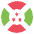 Flag Burundi Emoji from EmojiTwo Colors Set