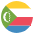 Flag Comoros Emoji from EmojiTwo Colors Set