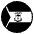 Flag Equatorial Guinea Emoji from EmojiTwo Black Set