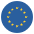 Flag European Union Emoji from EmojiTwo Colors Set