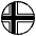 Flag Faroe Islands Emoji from EmojiTwo Black Set