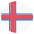 Flag Faroe Islands Emoji from EmojiTwo Colors Set