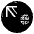 Flag Fiji Emoji from EmojiTwo Black Set