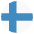 Flag Finland Emoji from EmojiTwo Colors Set