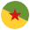 Flag French Guiana Emoji from EmojiTwo Colors Set
