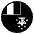 Flag French Southern Territories Emoji from EmojiTwo Black Set