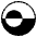 Flag Greenland Emoji from EmojiTwo Black Set