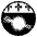 Flag Guadeloupe Emoji from EmojiTwo Black Set